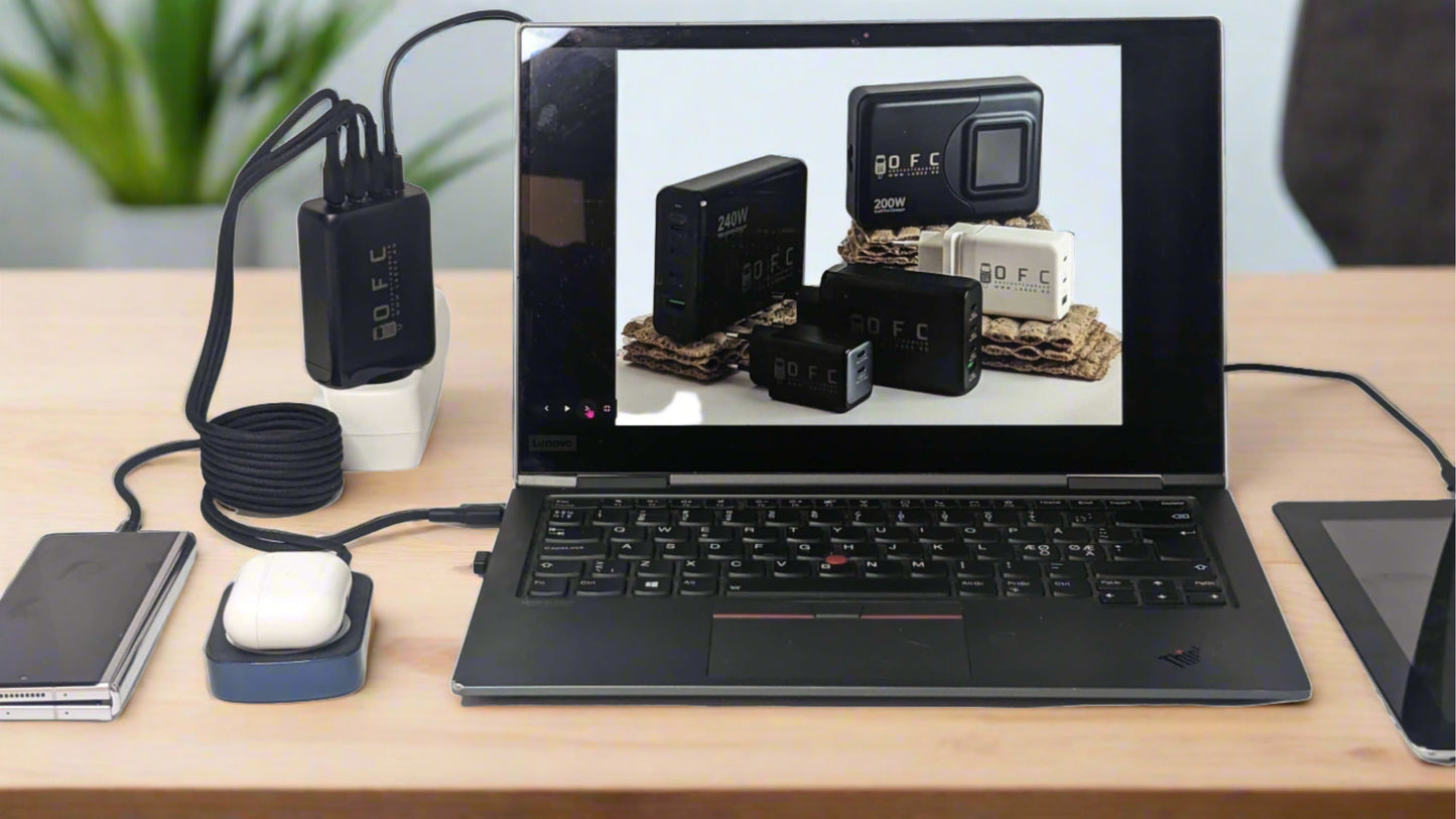 130 watt universal usb lader