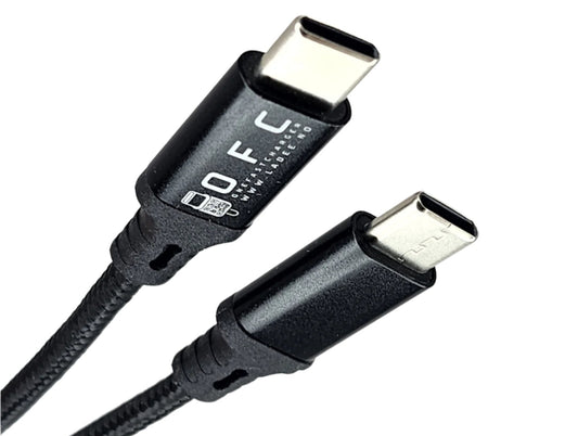 OFC USB-C 2.0 60 watt 480 Mbps 1 meter (svart)