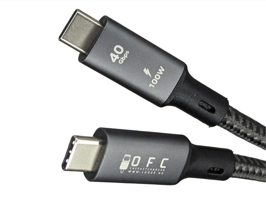 USB-C 4.0 40 Gps 8 k 0,5 meter