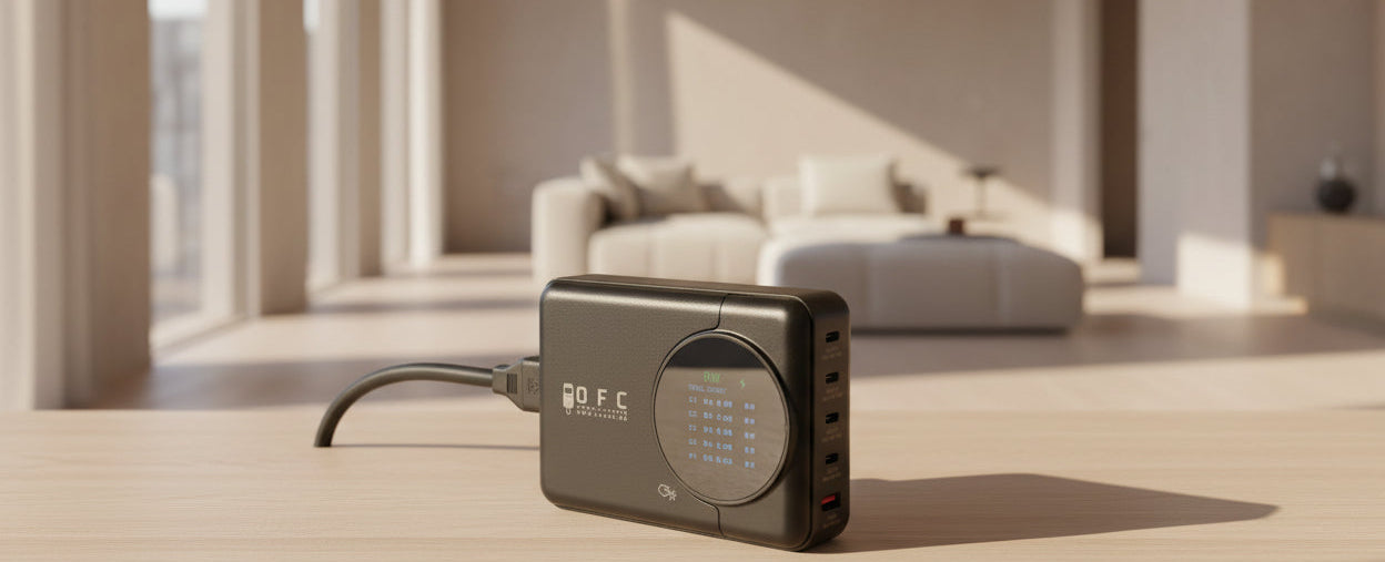 OFC PRO 240 Watt, 5 USB ladeporter. Ny modell 2026.