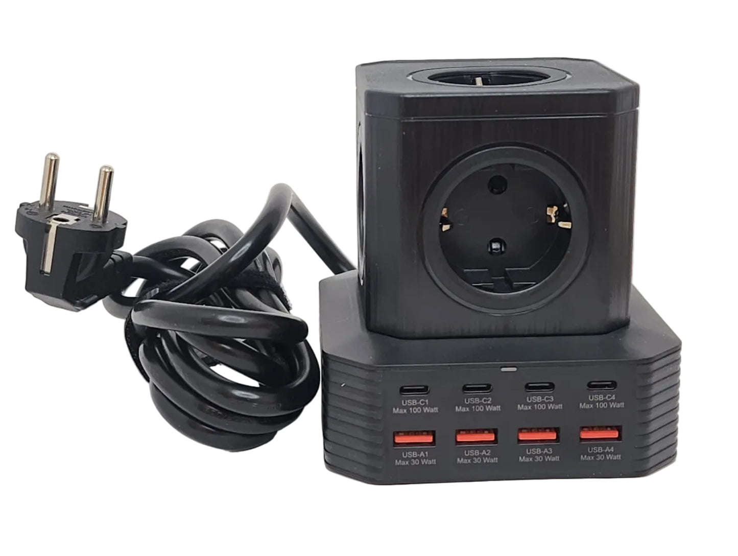 100 watts GaN USB lader 8 porter