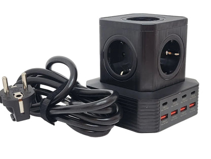 100 watts GaN USB lader 8 porter
