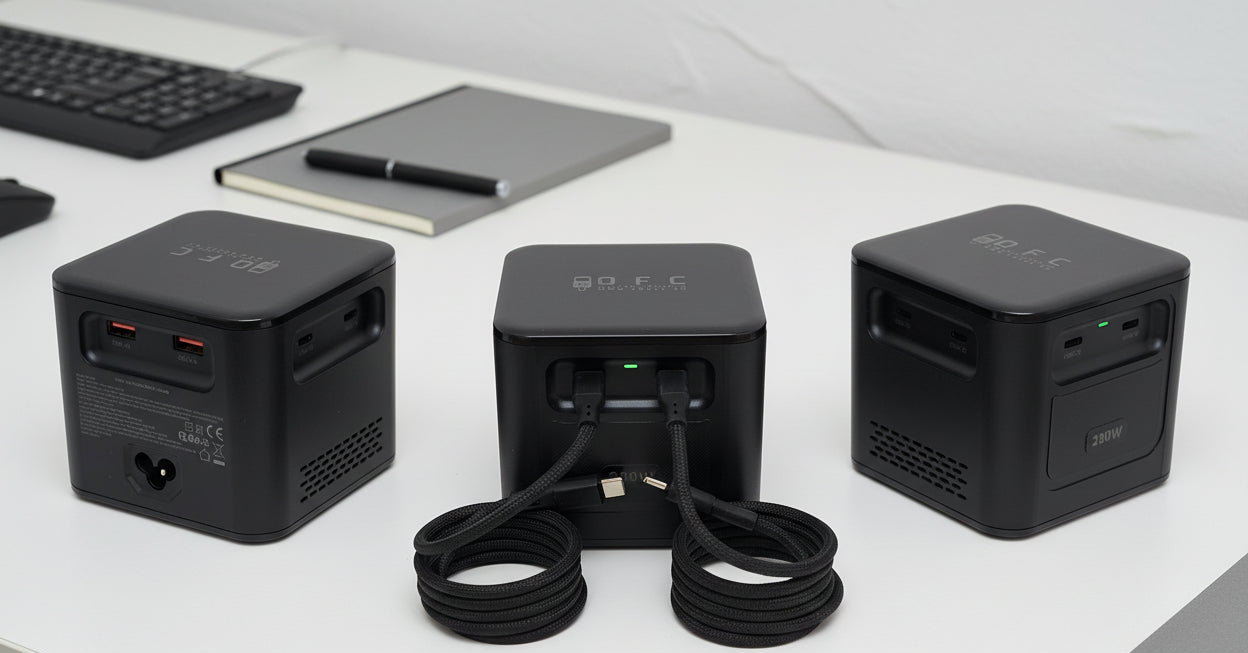 OFC 380W Octo, 8 USB ladeporter. Ny modell 2026.